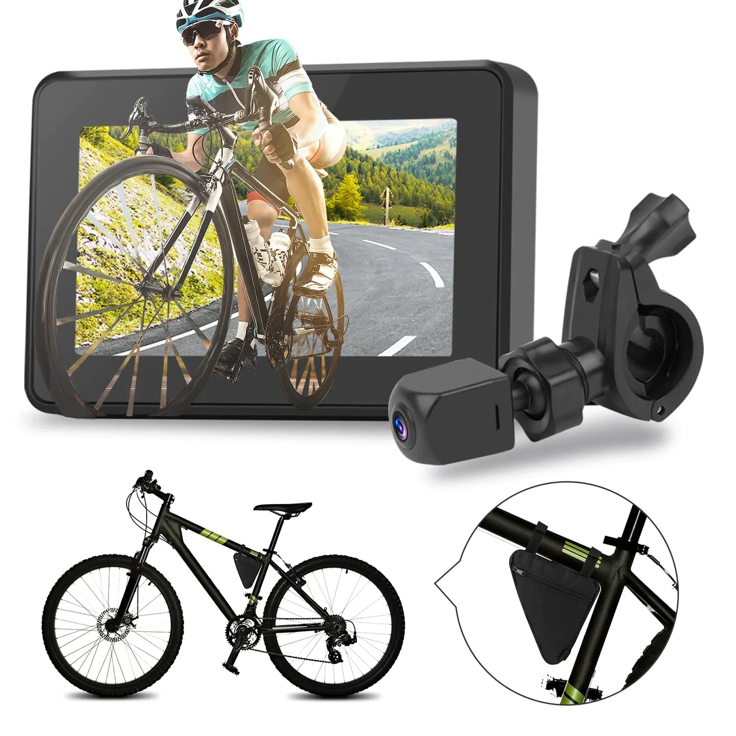 1080P Bicycle Rear View Camera