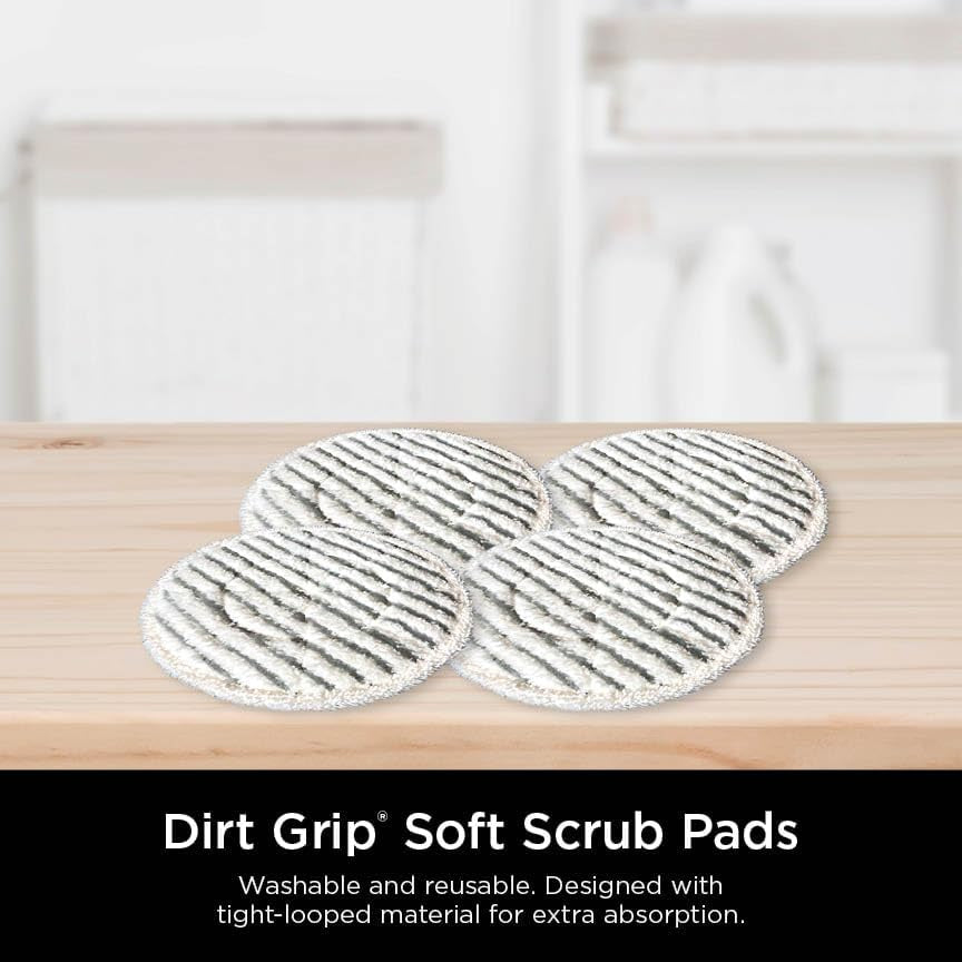 Steam & Scrub with Steam Blaster Technology All-In-One Hard Floor Steam Mop with 3 Steam Modes & LED Headlights S8201, Rotator White