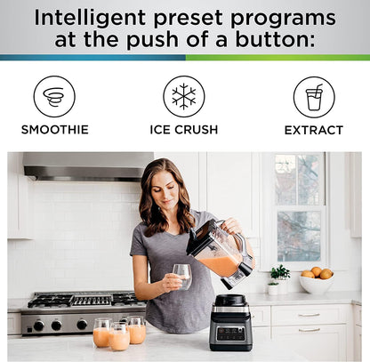 BN751 Professional plus DUO Blender, 1400 Peak Watts, 3 Auto-Iq Programs for Smoothies, Frozen Drinks & Nutrient Extractions, 72-Oz. Total Crushing Pitcher & (2) 24 Oz. To-Go Cups, Black