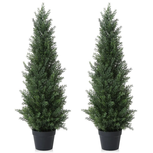 Everleaf 3FT Faux Cedar Topiary Set