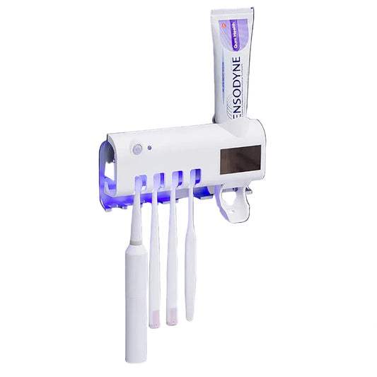 Solar Toothbrush Dispenser Holder