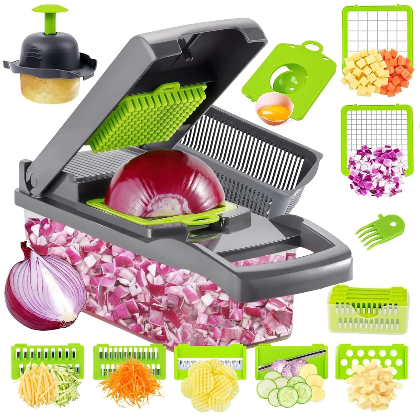 ProChop 13-in-1 Deluxe Veggie Cutter