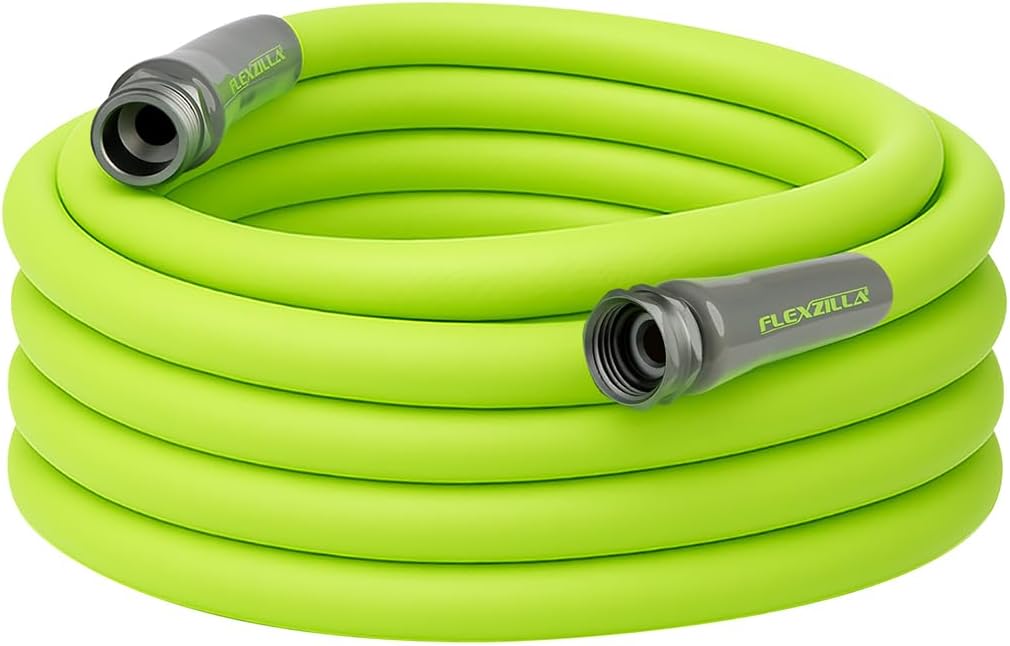 Garden Hose 5/8 In. X 50 Ft., Lightweight All-Weather Water Hose, Durable and Flexible, Leak-Free Connections