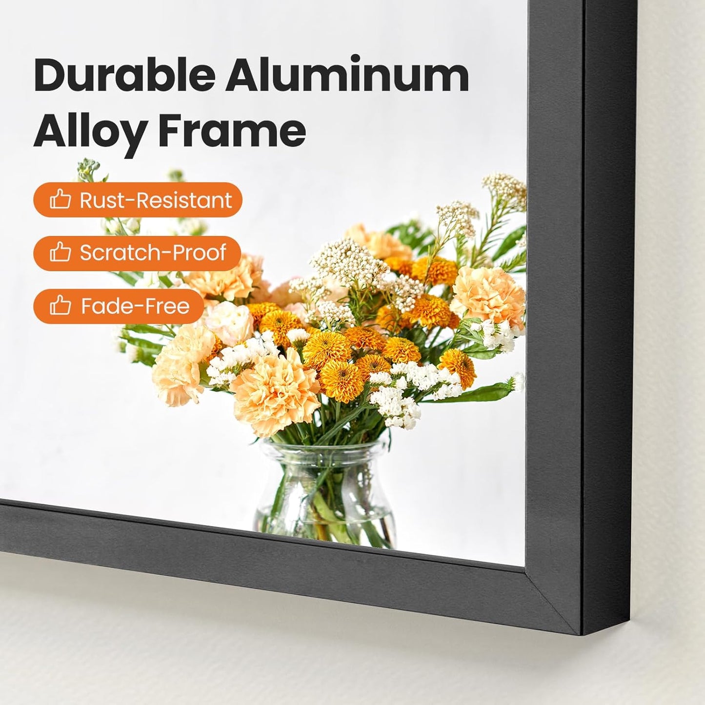 24"X36" Arch Black Bathroom Wall Mirror, Metal Frame Vanity Mirror for Bedroom, Entryway, Living Room