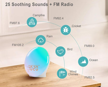 Sunrise Wake-Up Light Alarm Clock