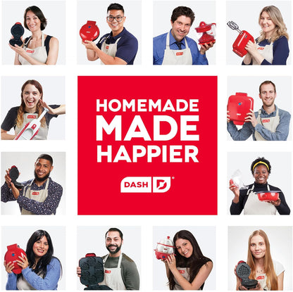 Mini Waffle Maker - 4” Waffle Mold, Nonstick Waffle Iron with Quick Heat-Up, PTFE Nonstick Surface - Perfect Mini Waffle Maker for Kids and Families, Just Add Batter (Aqua)