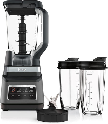 BN751 Professional plus DUO Blender, 1400 Peak Watts, 3 Auto-Iq Programs for Smoothies, Frozen Drinks & Nutrient Extractions, 72-Oz. Total Crushing Pitcher & (2) 24 Oz. To-Go Cups, Black