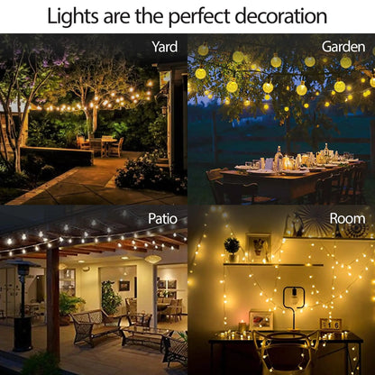 30-LED Solar Garden String Light