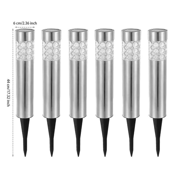 6-Pack RGB Solar Garden Lights