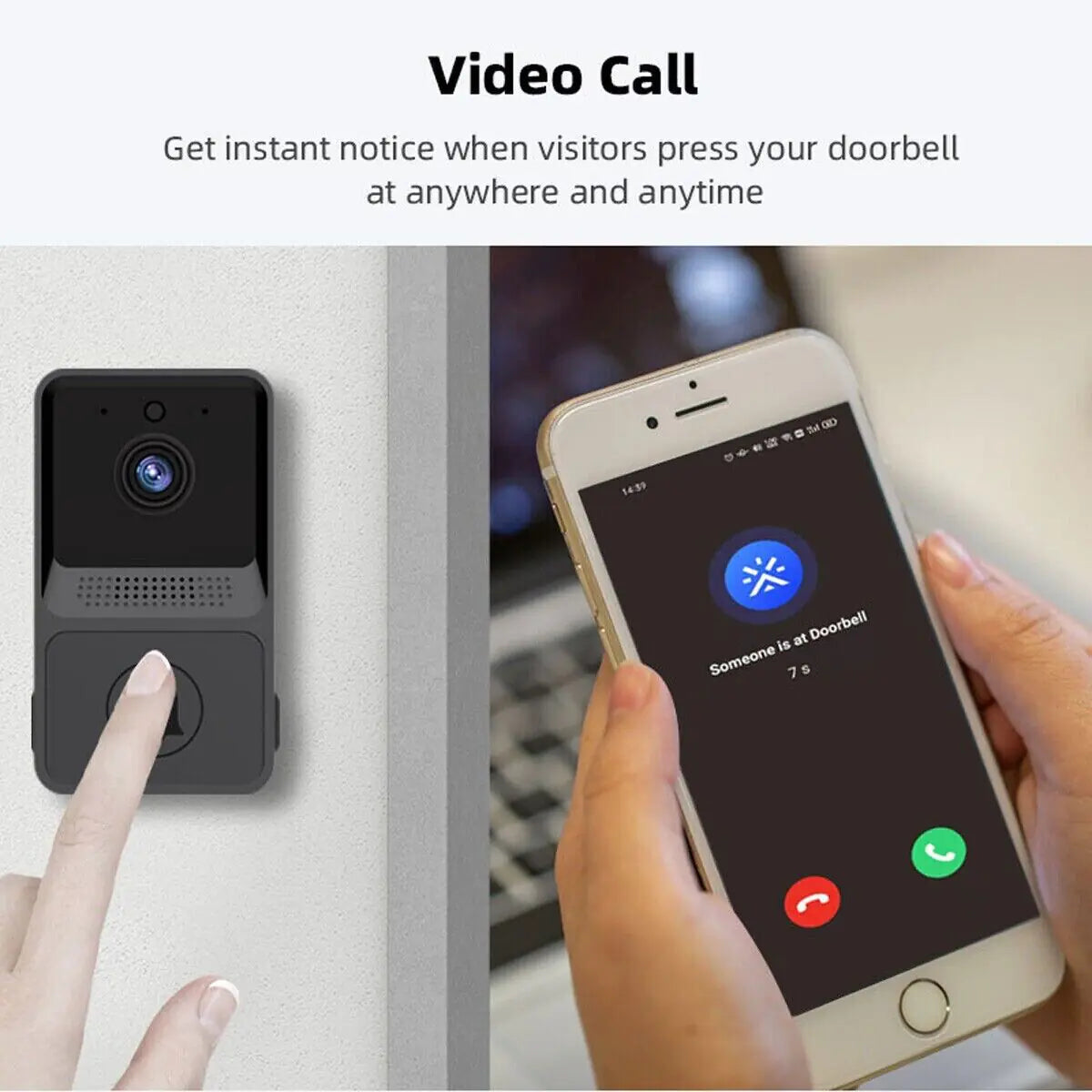 Smart Wireless WiFi Video Doorbell