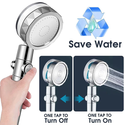 360° Rotating Shower Head