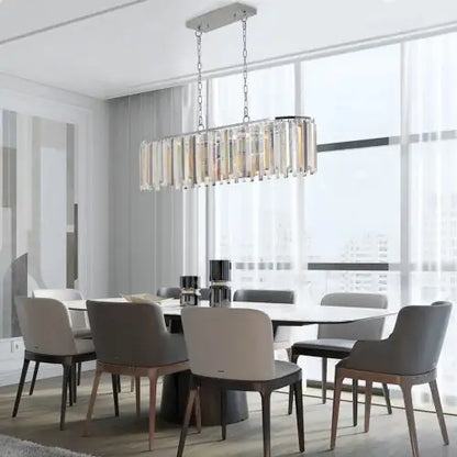 Luxury Oval Crystal Chandelier