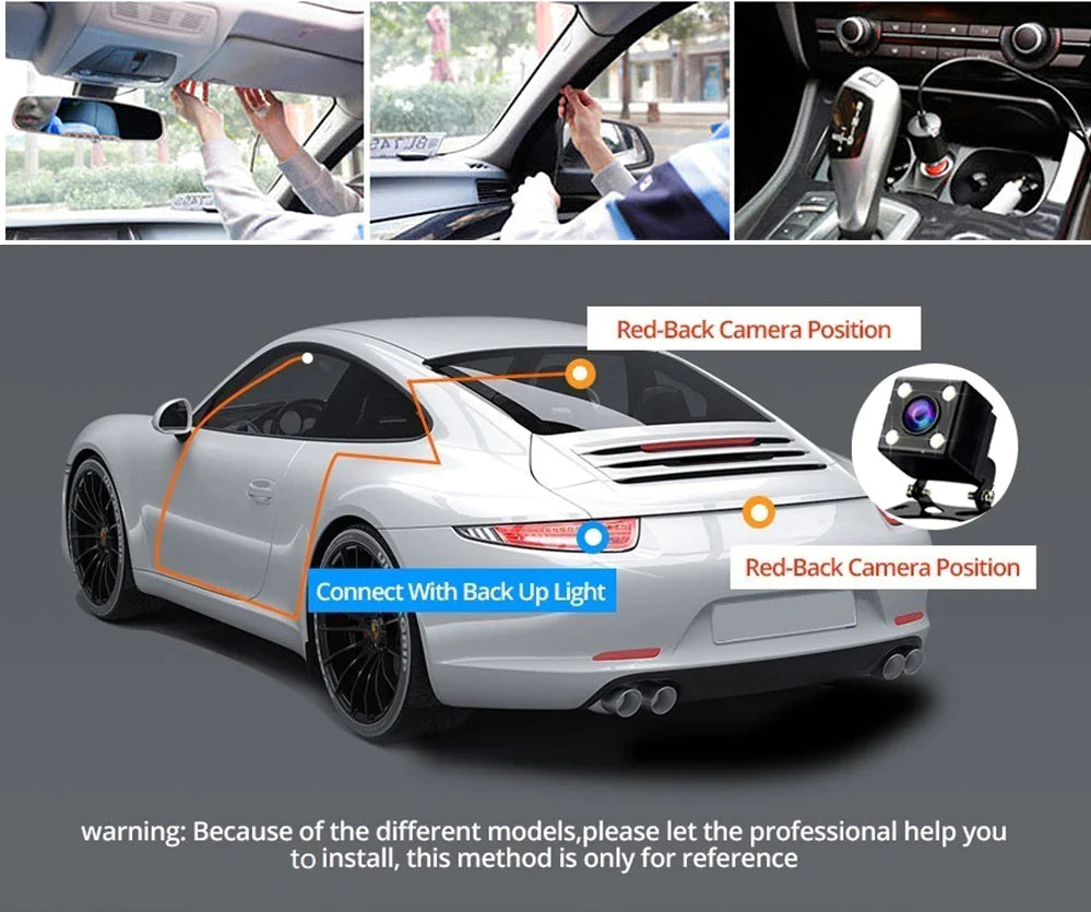 1080P Car Dual Lens Dash Camera