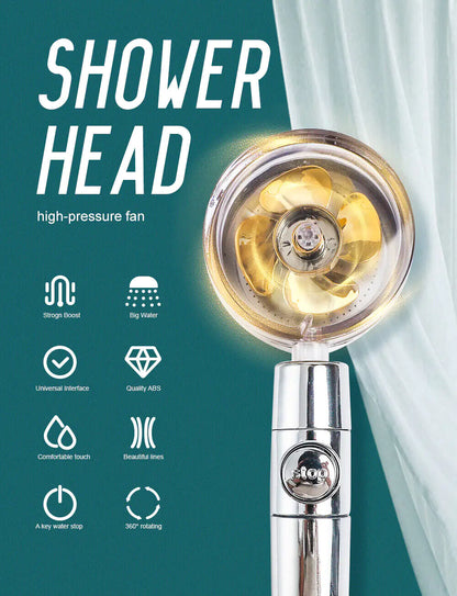 360° Rotating Shower Head