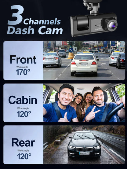 1080P Car Dual Lens Dash Camera