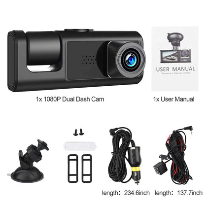 1080P Car Dual Lens Dash Camera