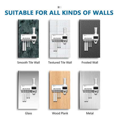 Solar Toothbrush Dispenser Holder