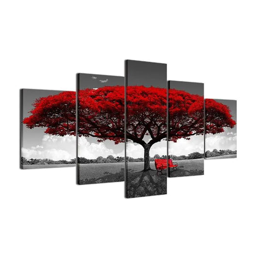 5-Pcs Modern Canvas Paintings