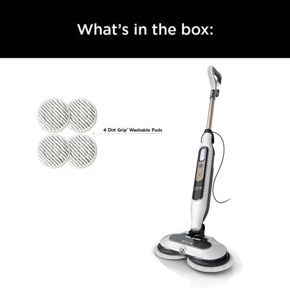 Steam & Scrub with Steam Blaster Technology All-In-One Hard Floor Steam Mop with 3 Steam Modes & LED Headlights S8201, Rotator White