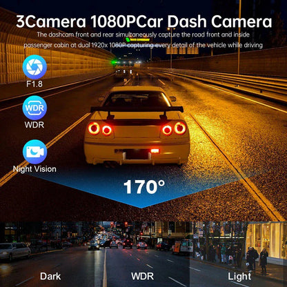 1080P Car Dual Lens Dash Camera
