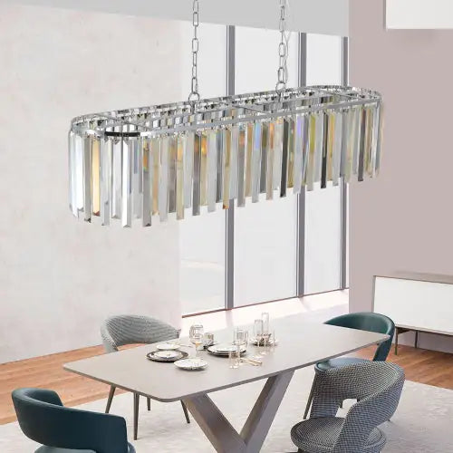Luxury Oval Crystal Chandelier