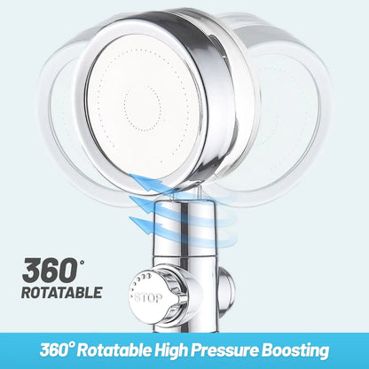 360° Rotating Shower Head