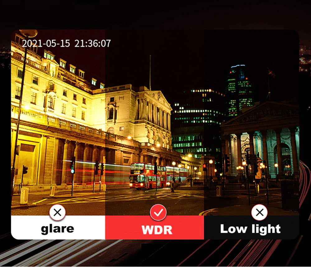 1080P Car Dual Lens Dash Camera