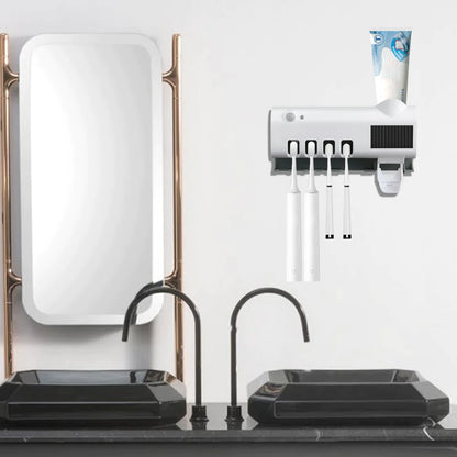 Solar Toothbrush Dispenser Holder