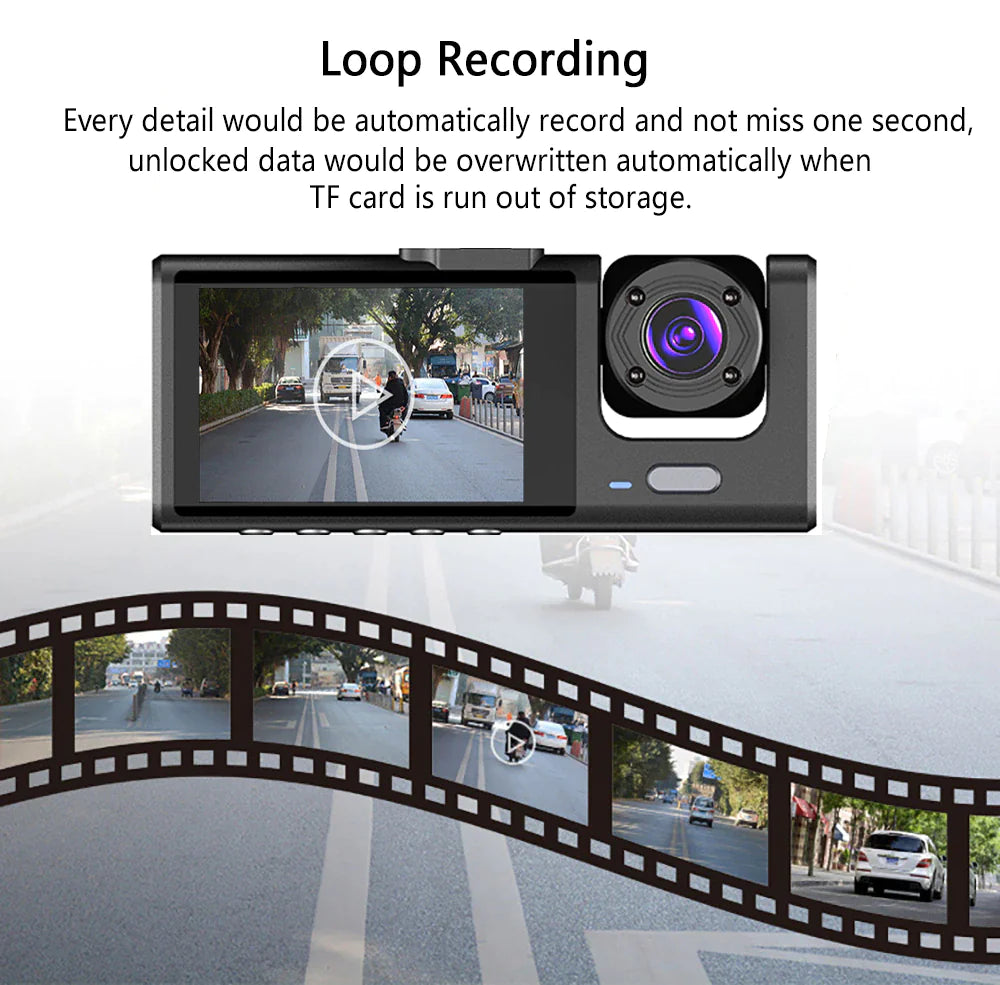 1080P Car Dual Lens Dash Camera