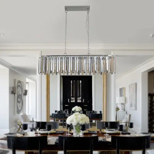 Luxury Oval Crystal Chandelier