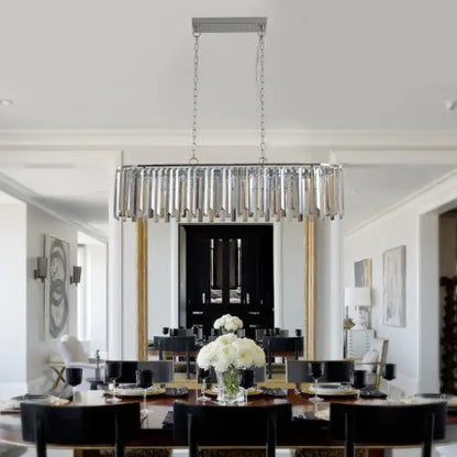 Luxury Oval Crystal Chandelier