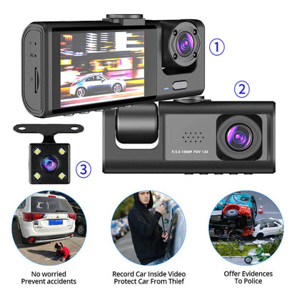 1080P Car Dual Lens Dash Camera