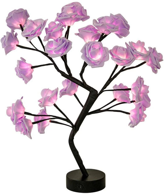 Multicolor Rose Tree Lamp