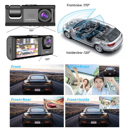 1080P Car Dual Lens Dash Camera